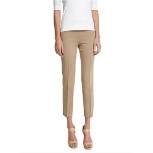 AKRIS‎ PUNTO Ankle Pants Trousers Cotton Blend Khaki Beige Size 8 US